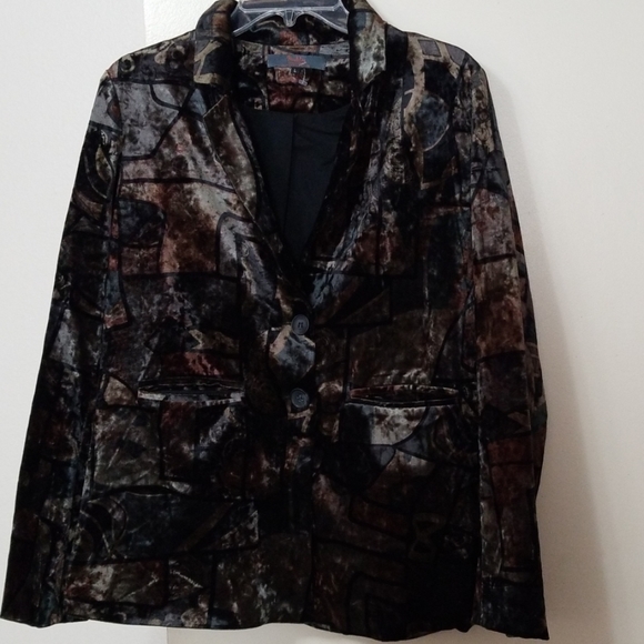 Velvet jacket - Picture 2 of 4